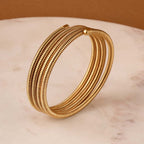 Detailed Gold Bracelet