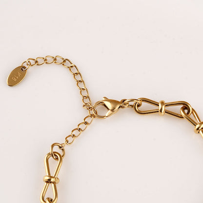 Abstract Link Bracelet