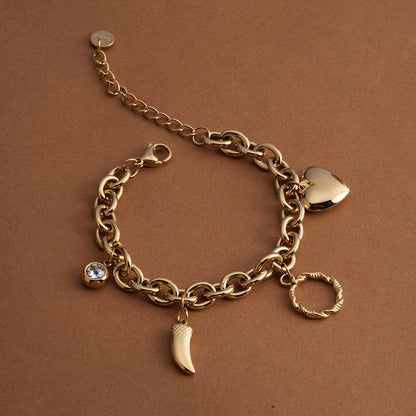 Fierce Heart Gold Bracelet