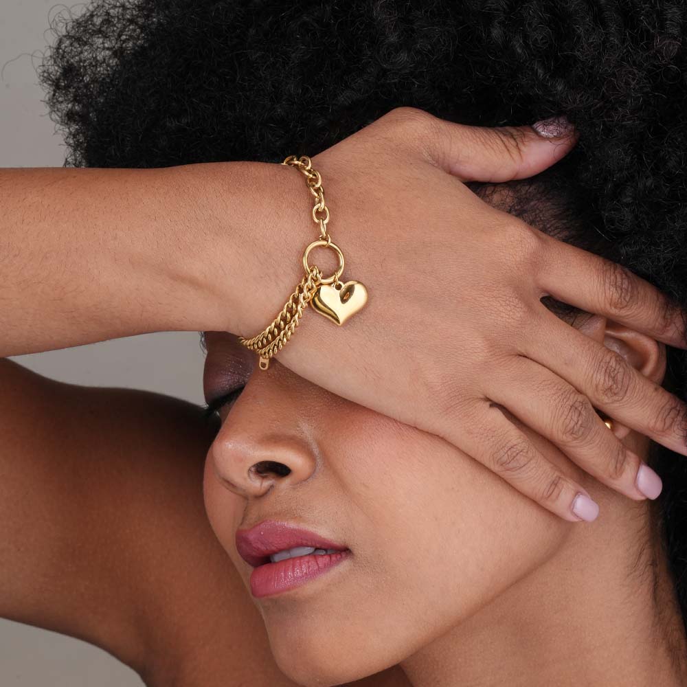 Bold Heart Bracelet