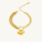 Bold Heart Bracelet