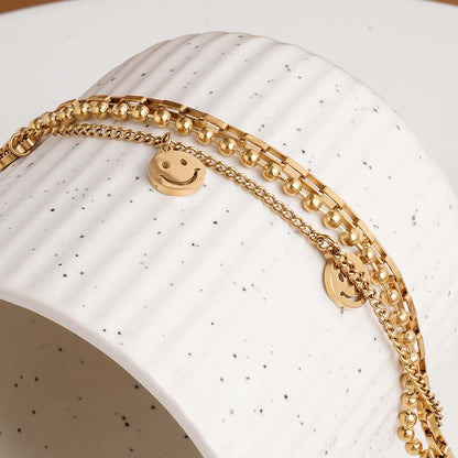 Golden Gleam Charm Bracelet