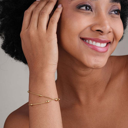 Golden Orbit Bracelet