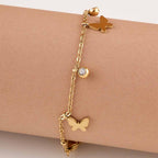 Auroral Dance Gold Bracelet