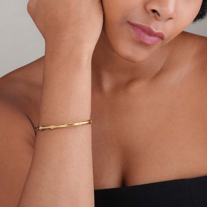 Golden Bamboo Bracelet