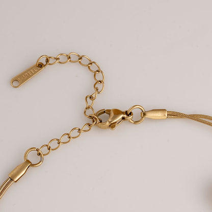 Golden Blossom Strand Bracelet