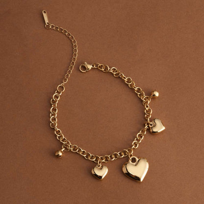 Multiple Love Charm Bracelet