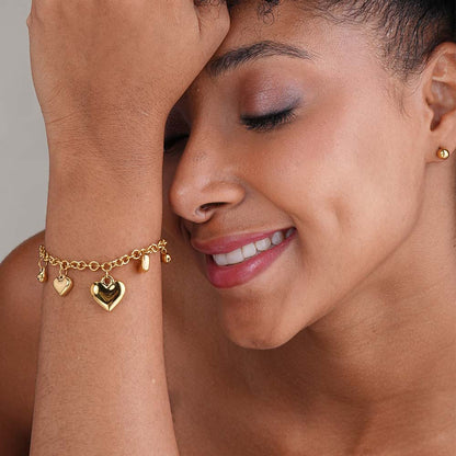 Multiple Love Charm Bracelet