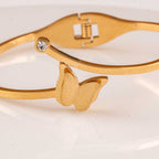 Butterfly Radiance Gold Bracelet
