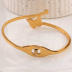 Butterfly Radiance Gold Bracelet