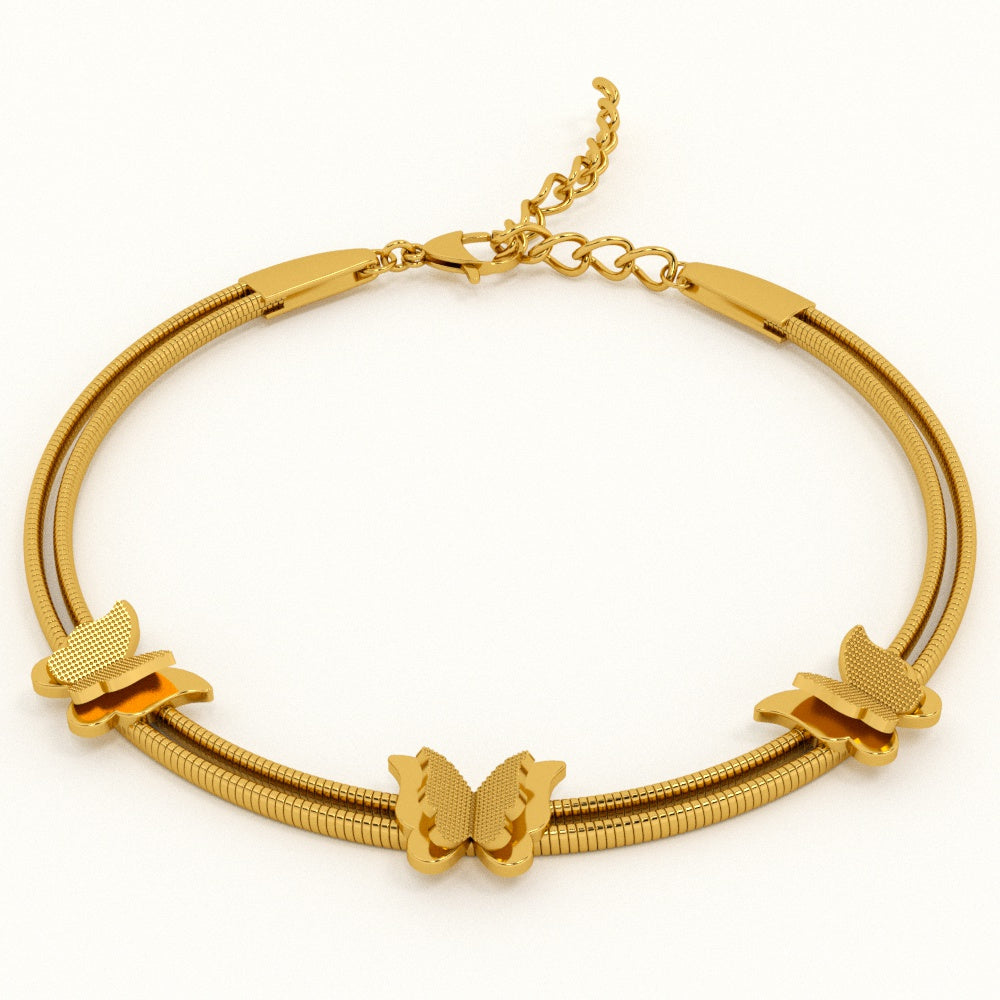 Butterfly Radiance Chain Bracelet