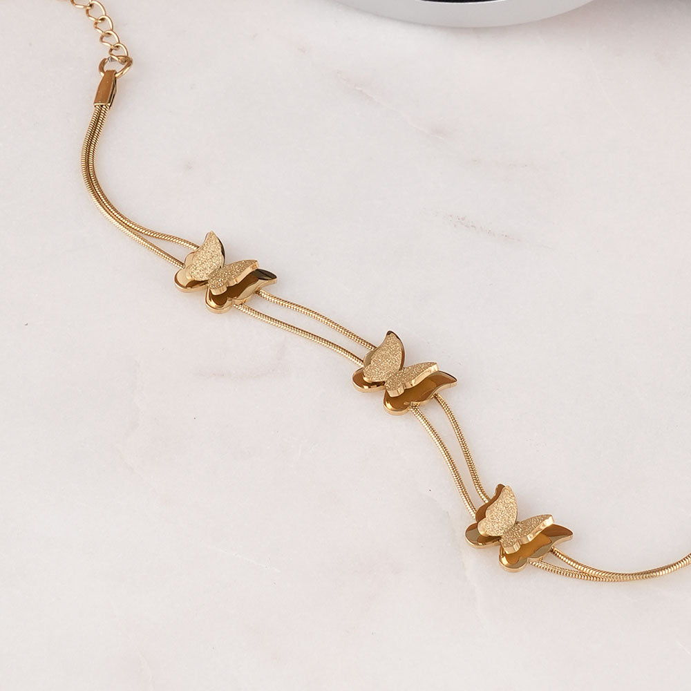 Butterfly Radiance Chain Bracelet