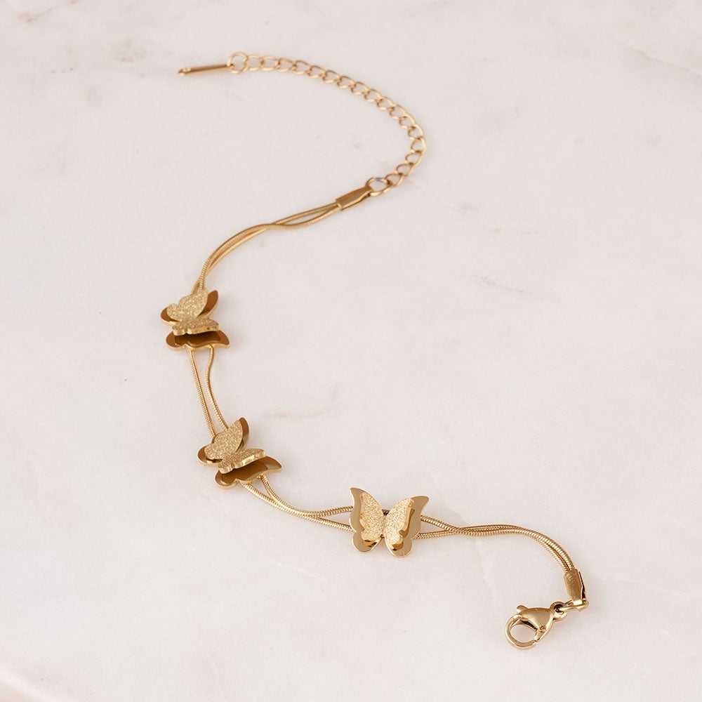 Butterfly Radiance Chain Bracelet