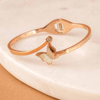 Butterfly Radiance Rose Gold Bracelet