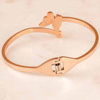 Butterfly Radiance Rose Gold Bracelet