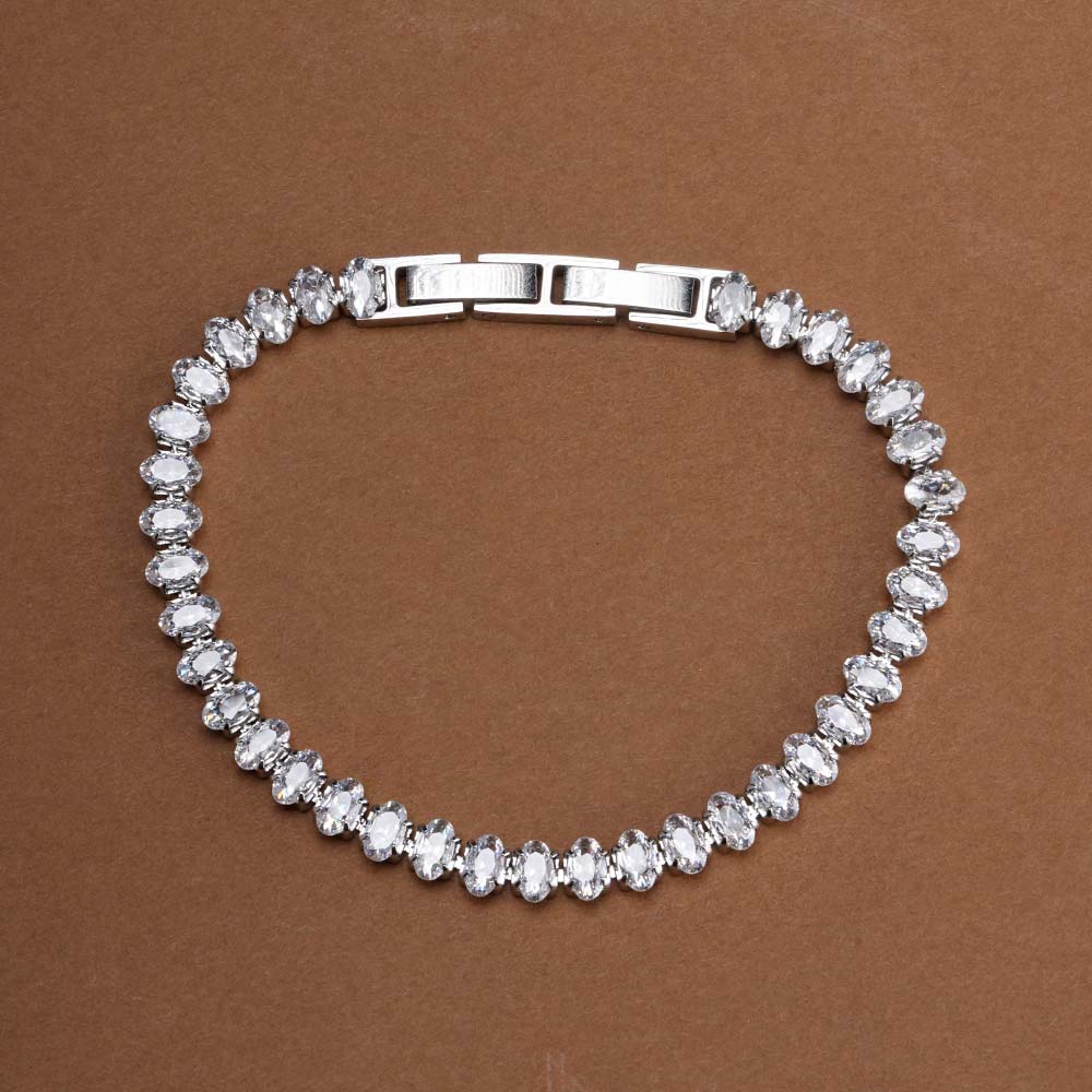 Dazzling Crystal Tennis Bracelet