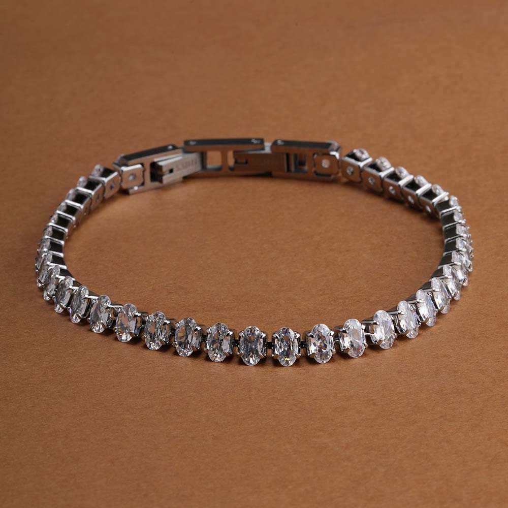 Dazzling Crystal Tennis Bracelet