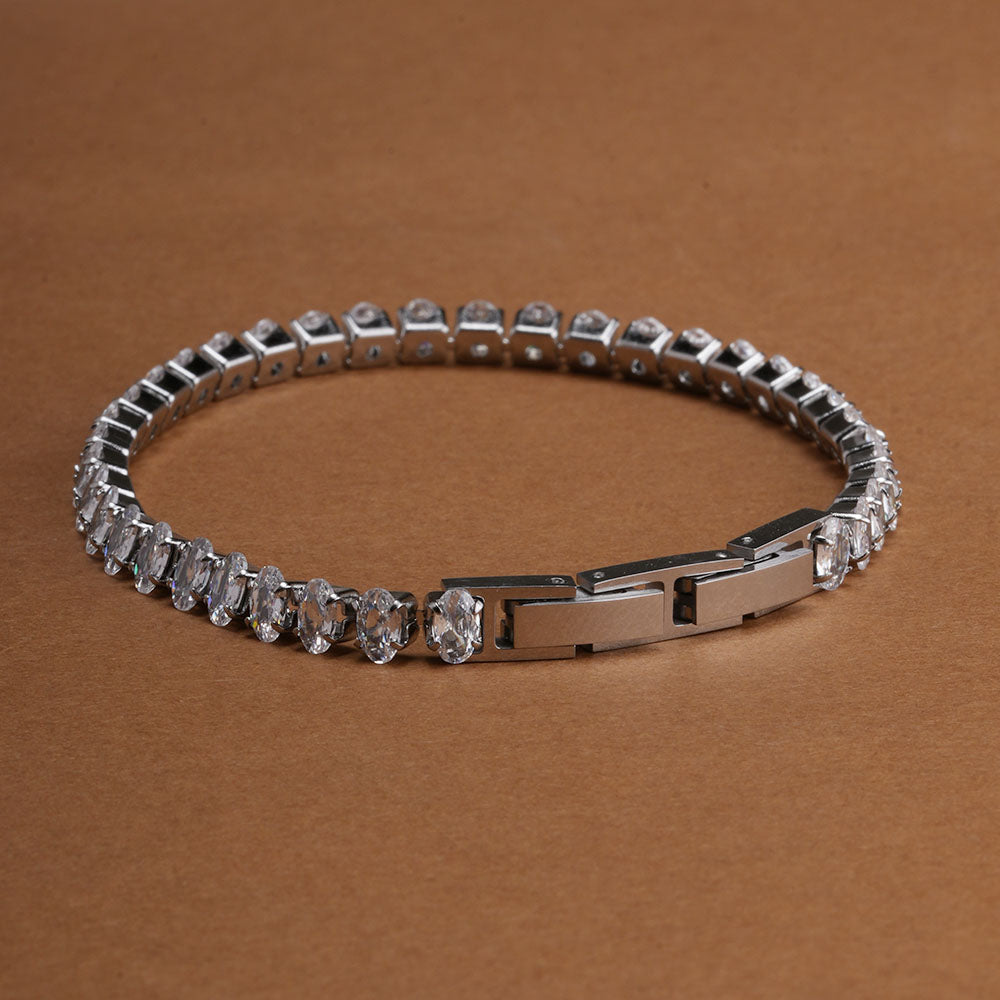 Dazzling Crystal Tennis Bracelet