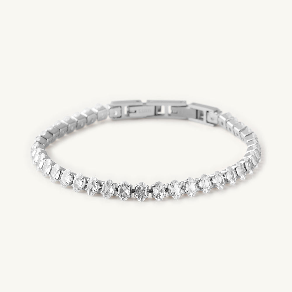 Dazzling Crystal Tennis Bracelet