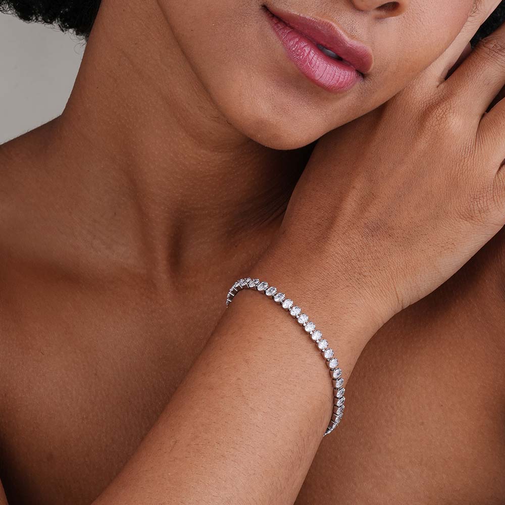 Dazzling Crystal Tennis Bracelet