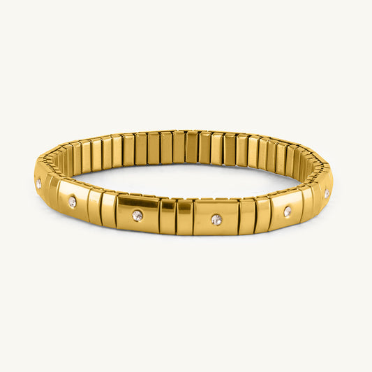 Golden Grid Bracelet
