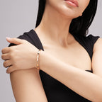 Dazzle Charm Rose Gold Crystal Kada