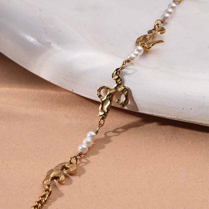 Pearl Chain Bracelet