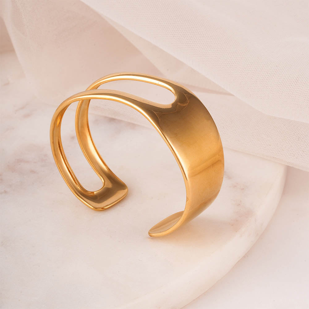 Statement Metal Cuff Bracelet