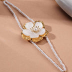 Bloom Pearl Chain Bracelet