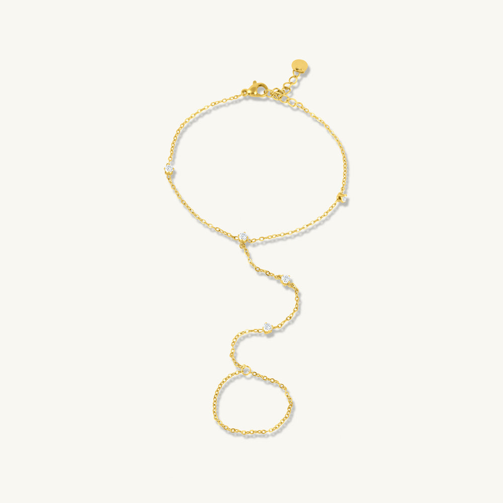 Delicate Chain Hand Harness Bracelet
