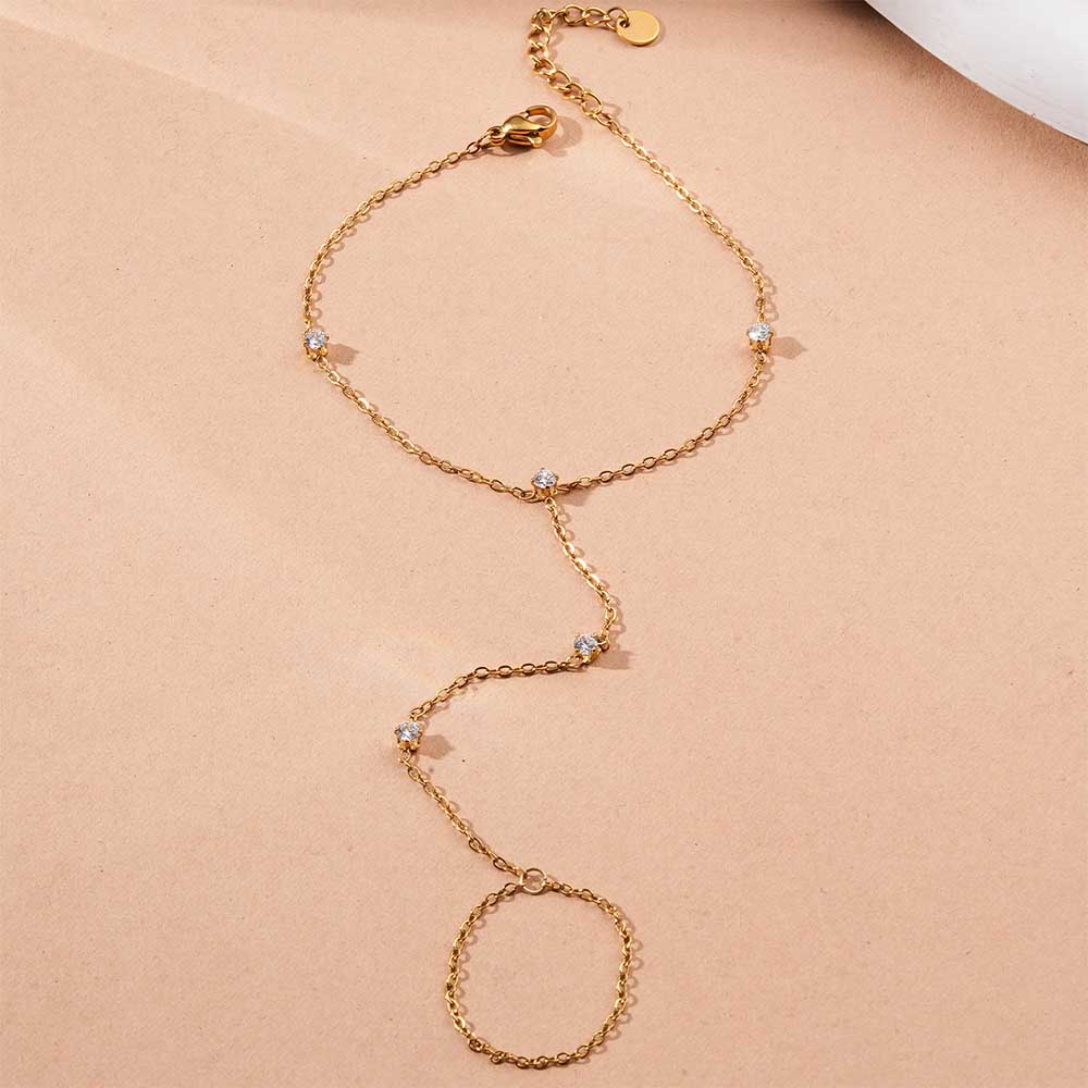 Delicate Chain Hand Harness Bracelet
