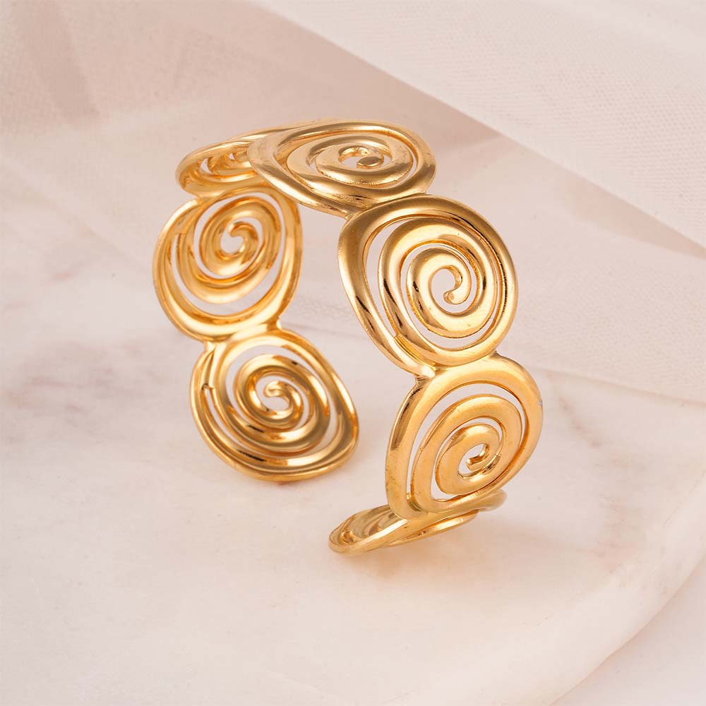 Chunky Swirl Cuff Bracelet