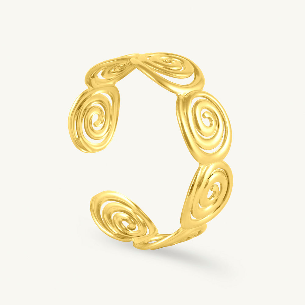 Chunky Swirl Cuff Bracelet
