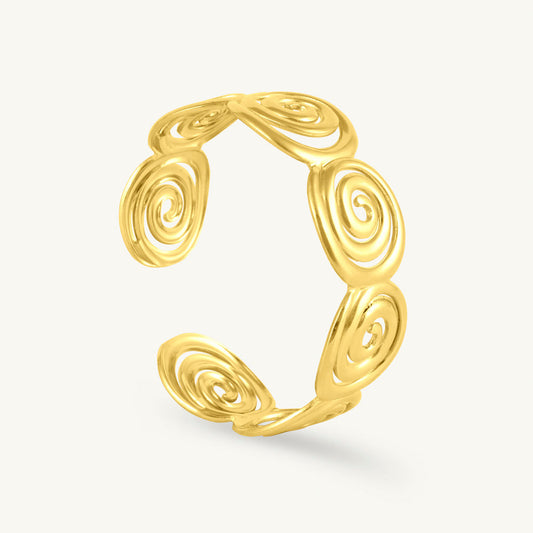 Chunky Swirl Cuff Bracelet
