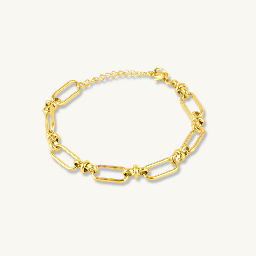Bold Metal Link Chain Bracelet