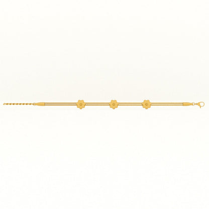 Golden Blossom Strand Bracelet