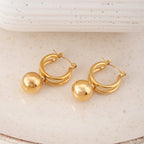 Elegant Gold Hoop Earrings