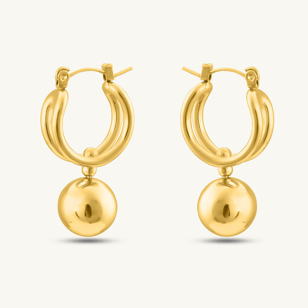 Elegant Gold Hoop Earrings