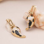 Black & Beige Paisley Drops