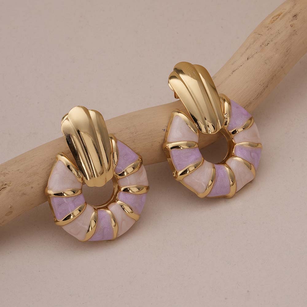 Blush Harmony Sunburst Earrings
