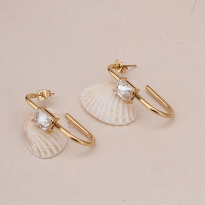 Golden Prism Geometric Earrings