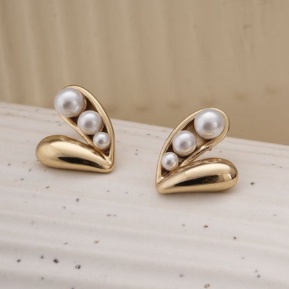 Lustrous Embrace Pearl Earrings