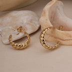 Croissant Hoop Earrings