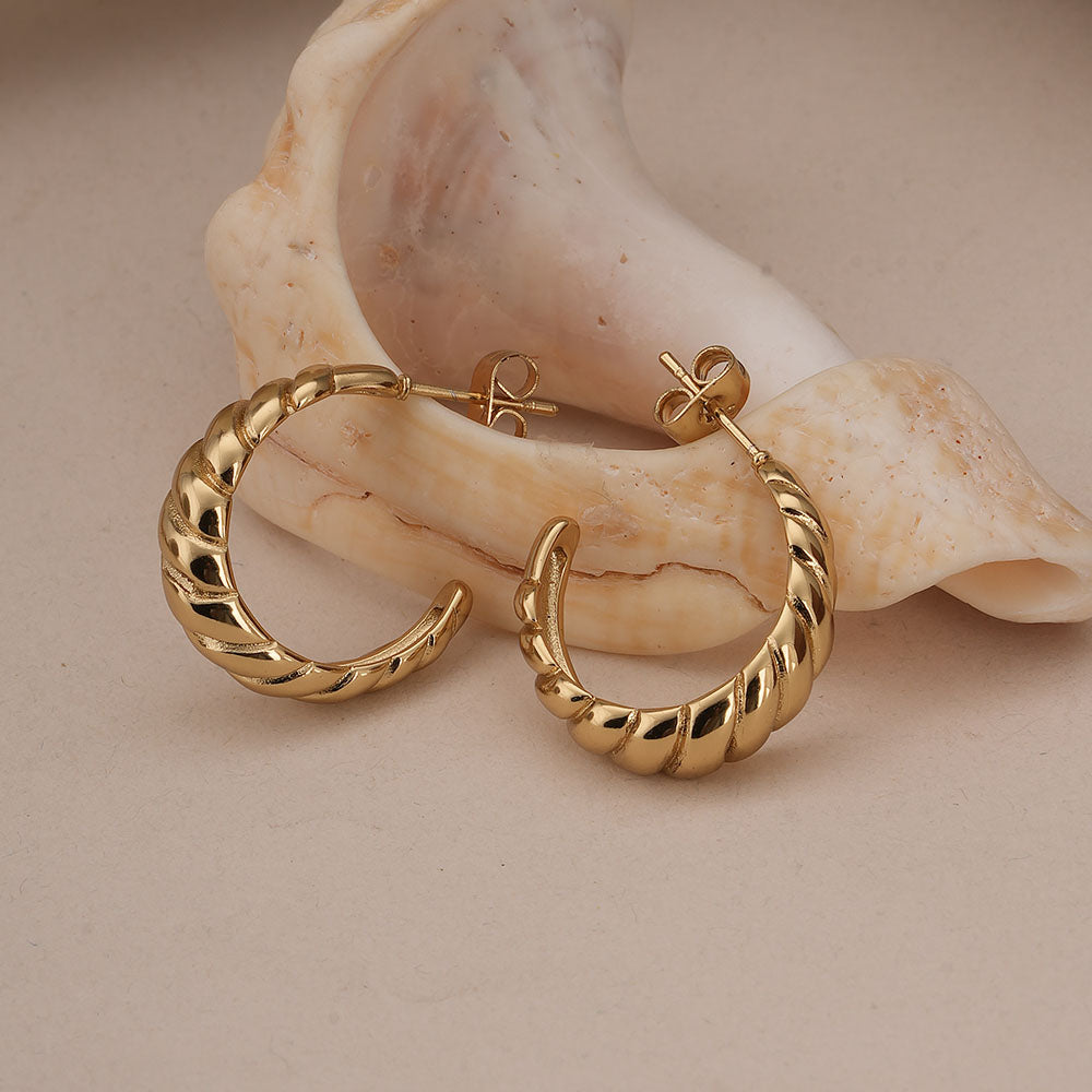 Croissant Hoop Earrings