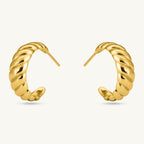 Croissant Hoop Earrings