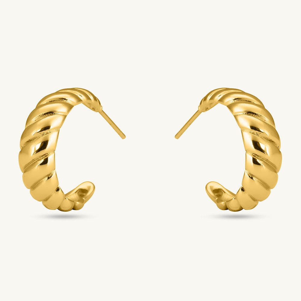 Croissant Hoop Earrings