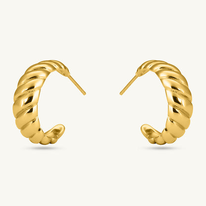 Croissant Hoop Earrings