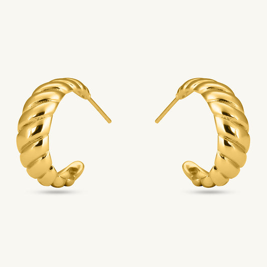 Croissant Hoop Earrings
