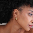 Croissant Hoop Earrings