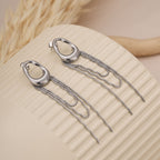 Artistic Dangle Chain Earrings